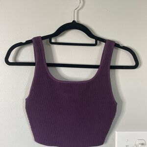 NWT Aritzia babaton sculpt wear purple tank top small